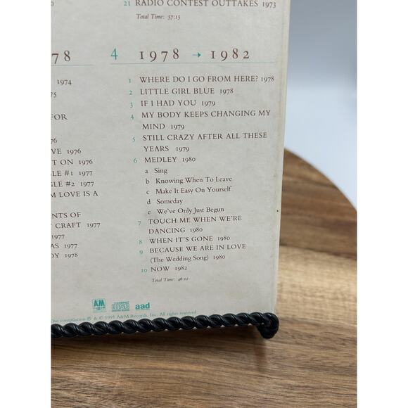 Vintage Carpenters From The Top 4 CD Box Set 1991 A&M Records Pop Soft Rock - Picture 6 of 16